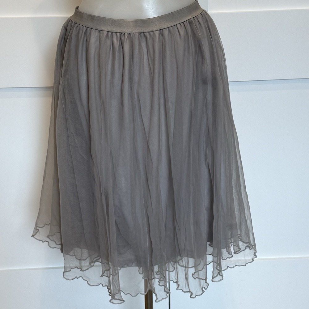 Joh. Gray Tulle Layered Skirt Ethereal Romantic Fairycore Balletcore Medium